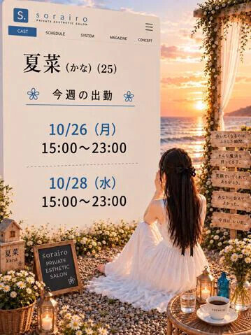 夏菜さんスケジュール