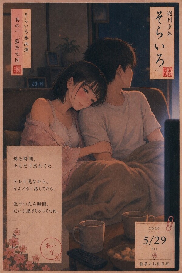 そらいろ春画譚 其の三 ―― 時間があっという間。