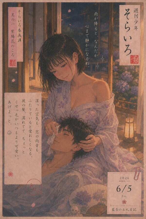 そらいろ春画譚 其の一　―― 　紫陽花のころ