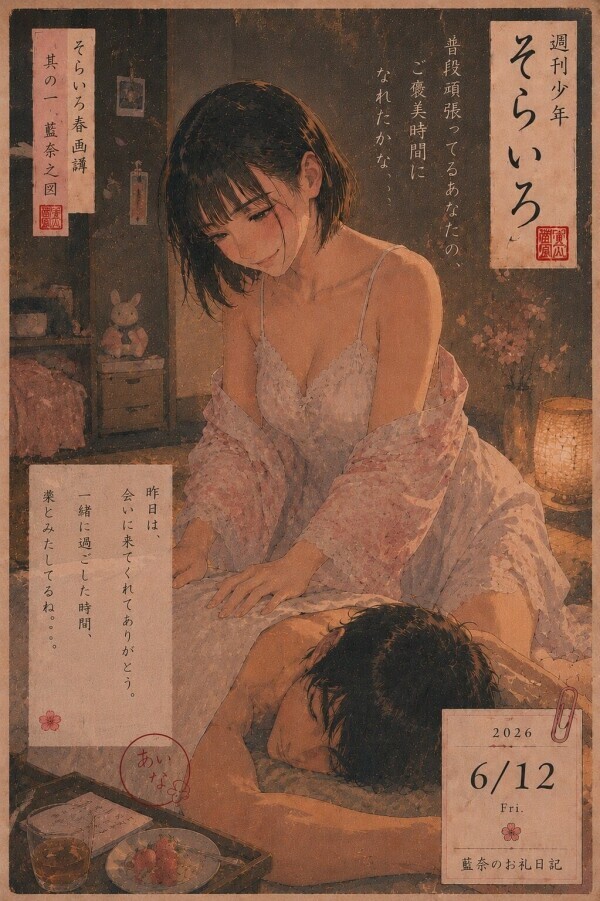 そらいろ春画譚 其の一 ―― ご褒美時間