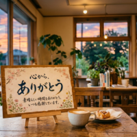 お礼🎶