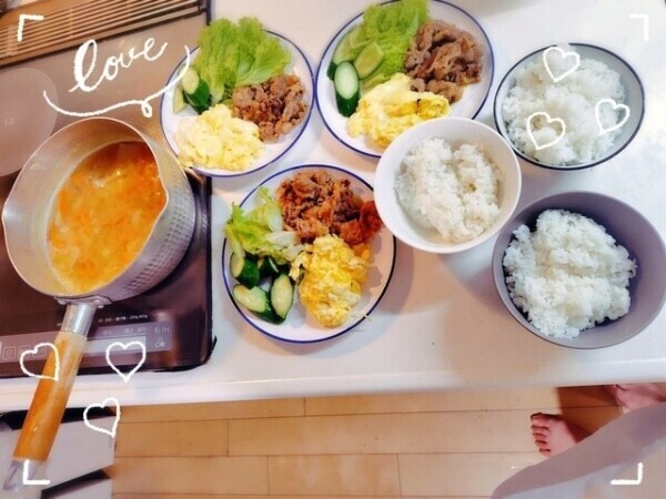 今日の夕飯なーに？