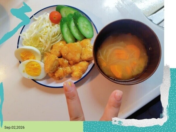 夕飯できたよー
