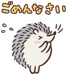 昨日はごめんなさい?
