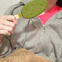 ご褒美のアイスです?