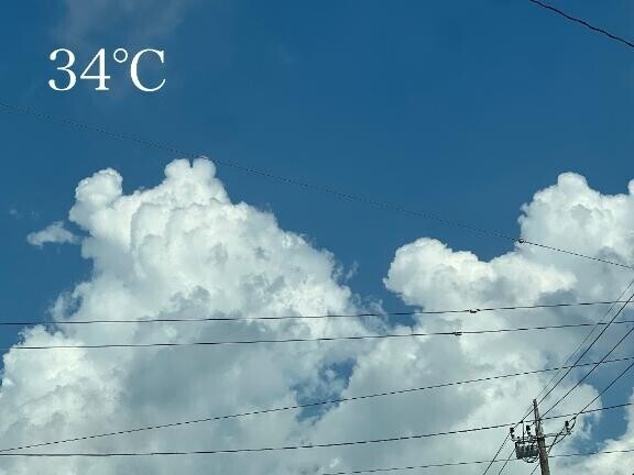 34℃