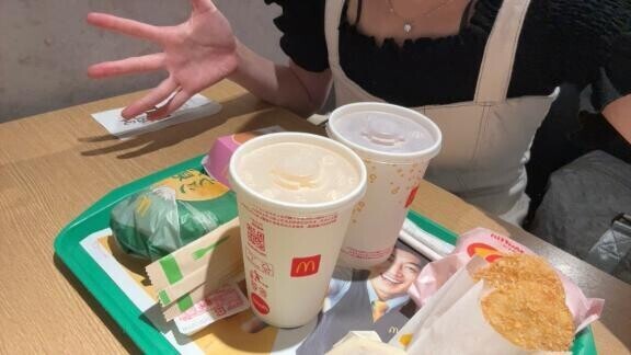 朝からもりもり…??