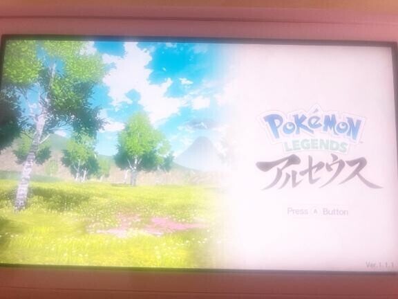 胃もポケモンも回復中?アルセウス始めました??