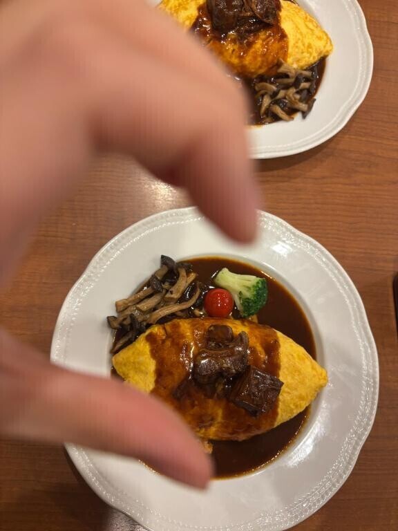 たまごのおふとんにくるまれたご飯?
