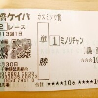 ? ミノリチャン出走中?