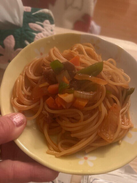 ケチャップのスパゲティーが好き