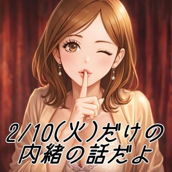 【今日だけの内緒の話】