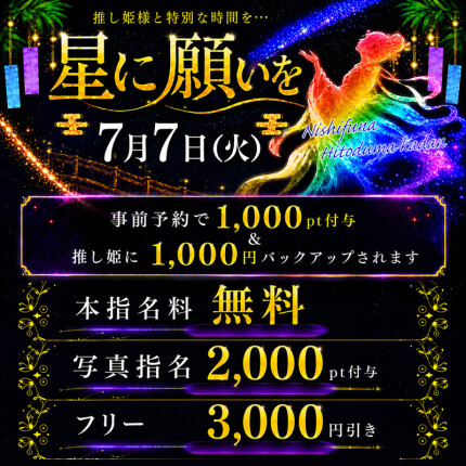 星に願いを！推し姫様と特別な1日を♪