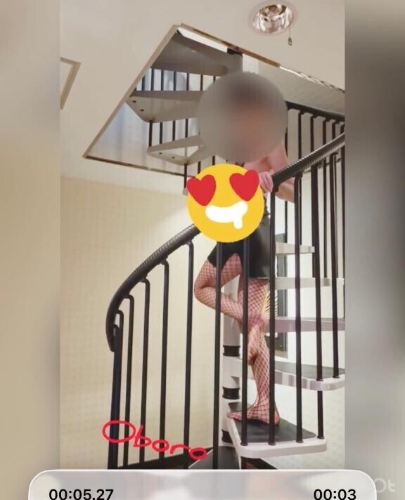【未公開♡動画予告】ら・せ・ん階段を降りるオンナ♡