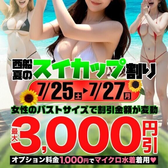スイカップ割　今のところ15時台〜20時までです