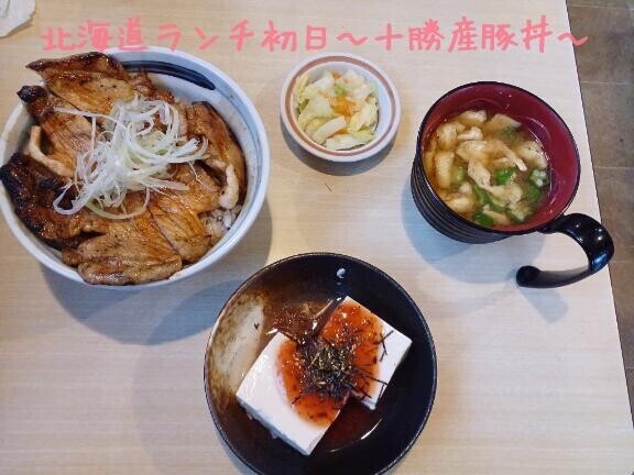 【北海道里帰り初日ランチ～十勝産豚丼～】