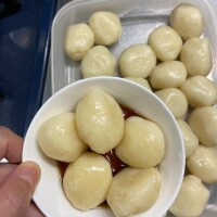 頑張ったのに、ちっともまん丸く( T_T)＼(^-^ )ならないの