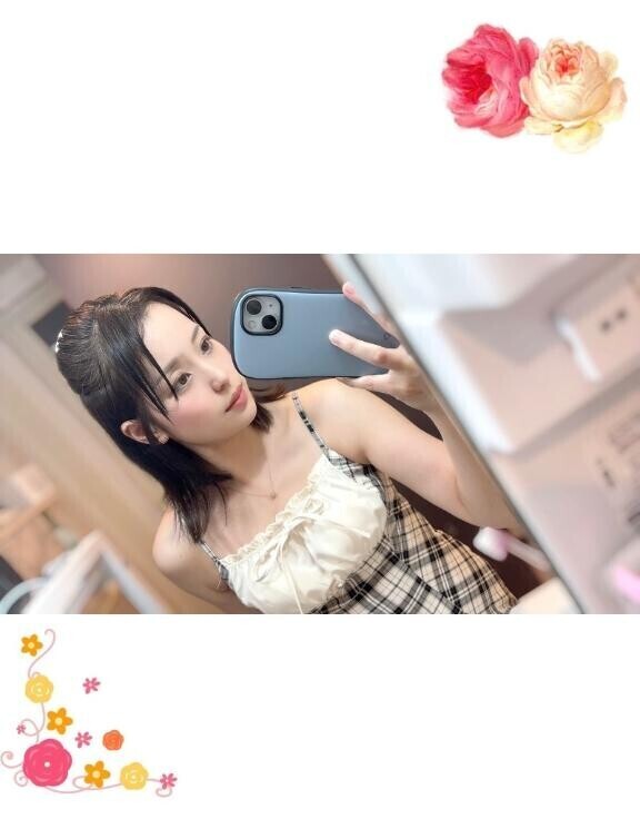 今日は白でふんわりと