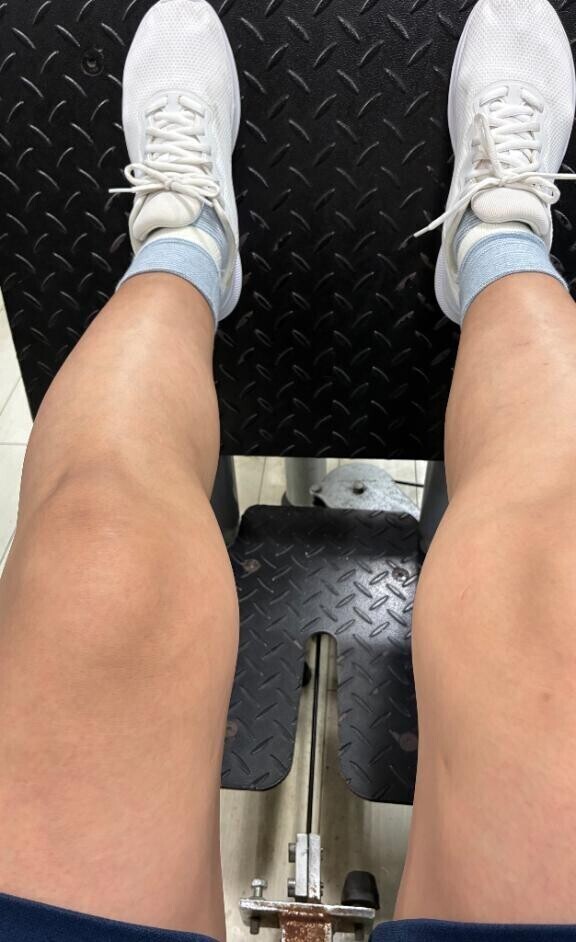 肩はコリコリ(*´Д｀*)足はガクガク