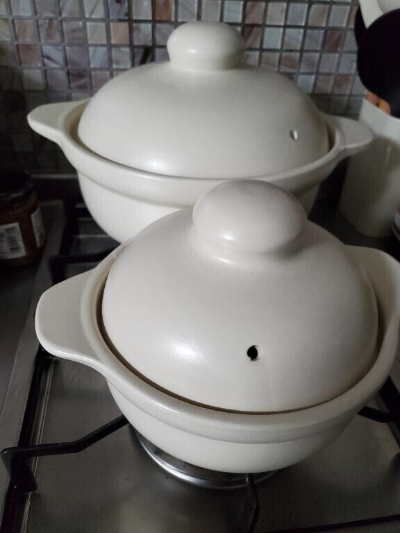 今日は土鍋の〝はじめまして〟準備です