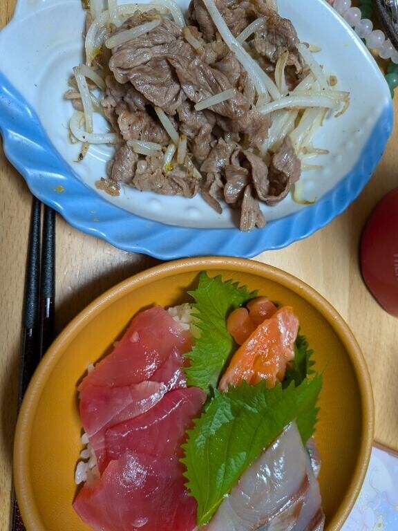 夕飯〜