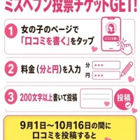 ミスヘ●ンのチケット