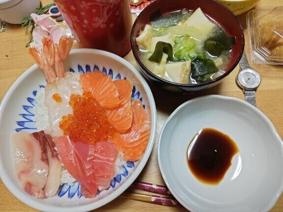 夕飯です