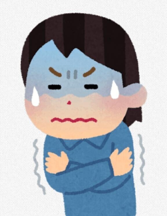 寒いっ！(TдT)