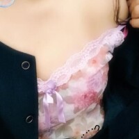 ピンクのワンピース