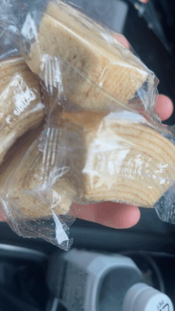 こんなバームクーヘンをいっぱい食べちゃいました