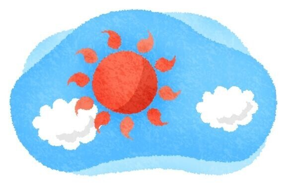 久しぶりの天気