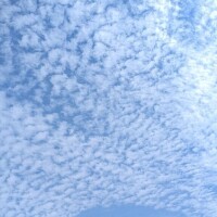 今日の朝の空