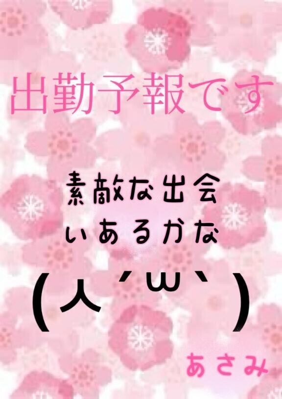 ️🩵 今週と来週の出勤予報です️🩵