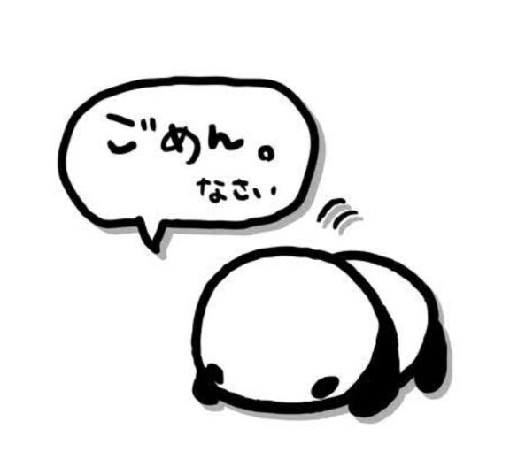 ごめんなさい。。(ToT)
