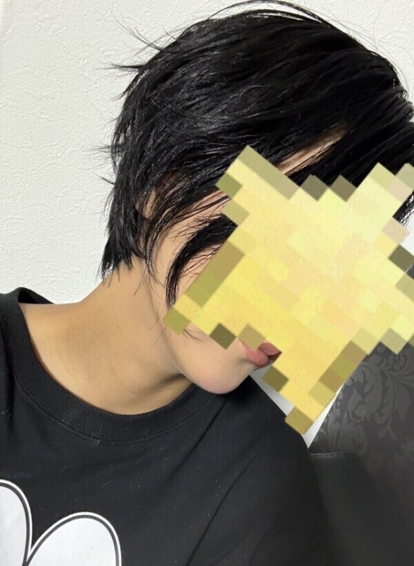 寝起きの時の…笑