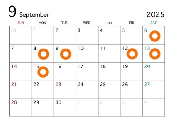 今後の出勤予定のお知らせ- ̗̀ 📢💭