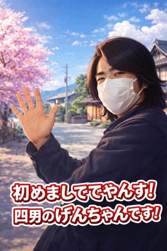 四男登場ですっ！！🌟名前はげんちゃん！