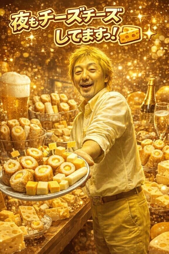 チーズ仙人のかまっちー！！！🧀🧀🧀