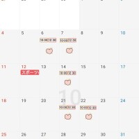 10月の予定