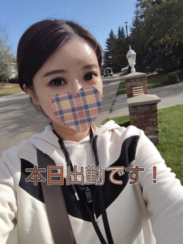 本日出勤です！