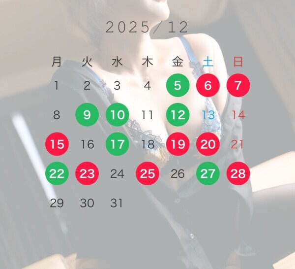 １２月のスケジュールるるる🦊