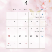 🐱今月の予定🐱