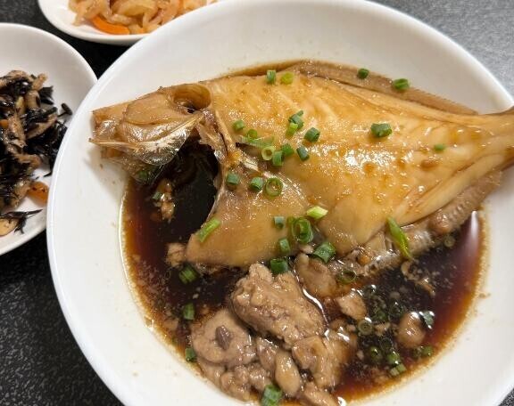 カワハギの煮付け