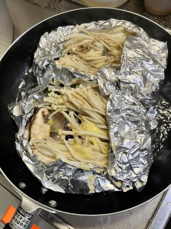 今日はホイル焼き