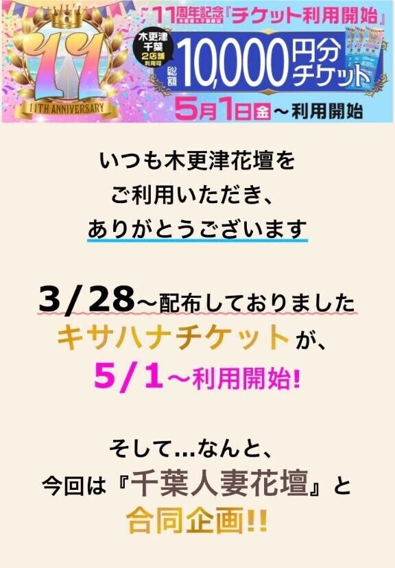 キサハナチケット