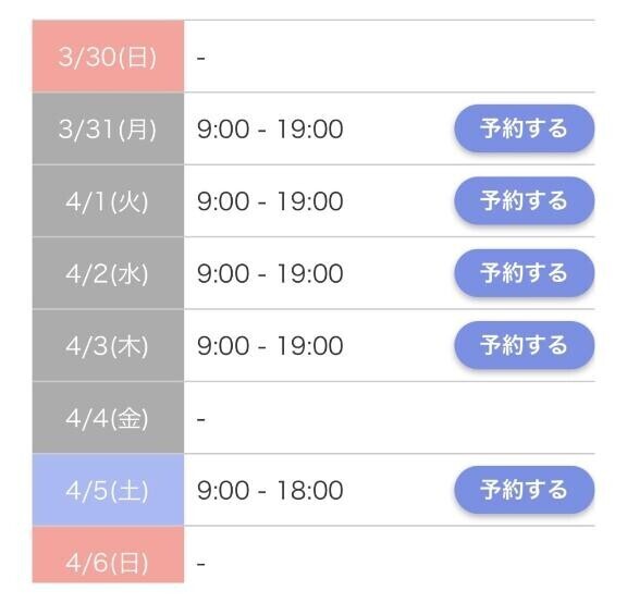 ?1週間分の?