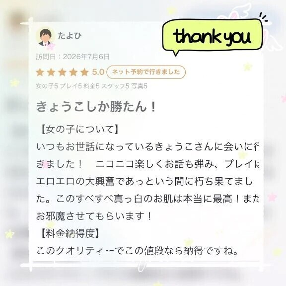 【お礼写メ日記】