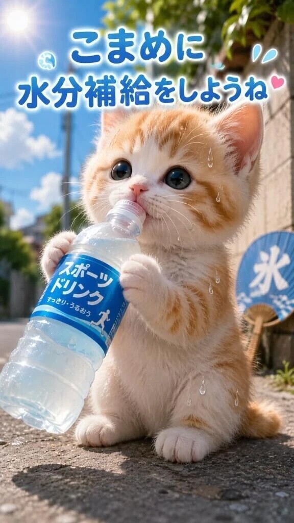 暑い…
