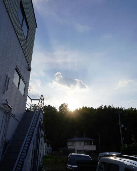 晴れていていきなり雨な時