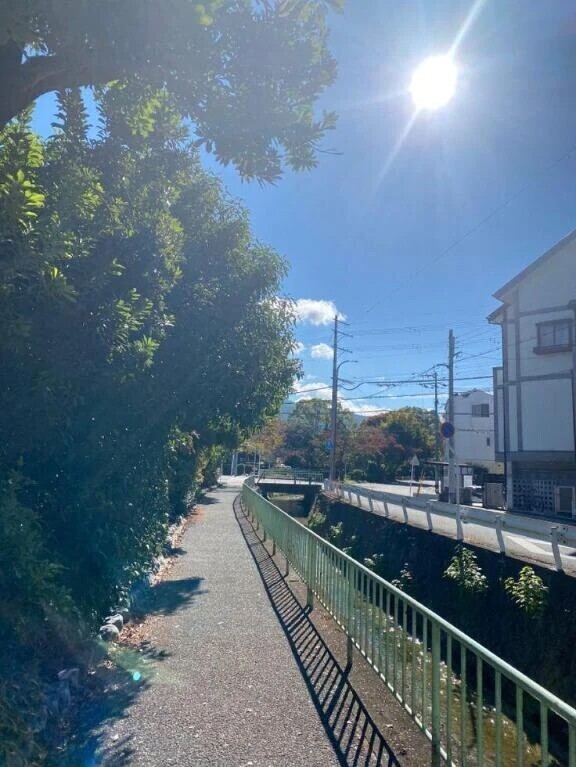 スカートで自転車